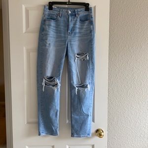 Cropped Mom Jeans- American Eagle